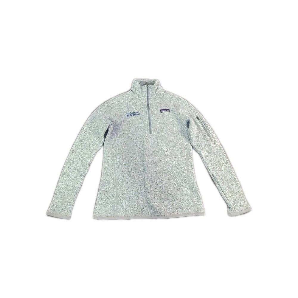 Patagonia Women Size S Pullover Better Sweater 1/4 Zip Polyester Gray Za2-3
